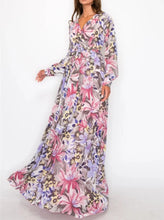 Load image into Gallery viewer, Romantic Vibes Chiffon Maxi Dress
