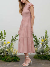 Load image into Gallery viewer, The Aitana Tiered Dress~Blush
