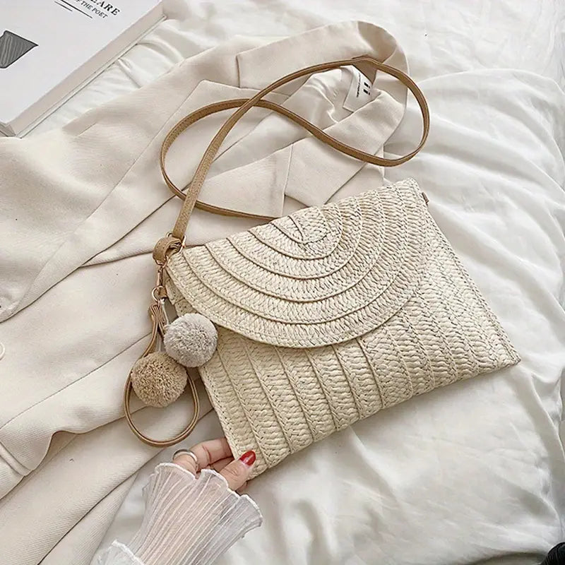 Straw Woven Crossbody Bag