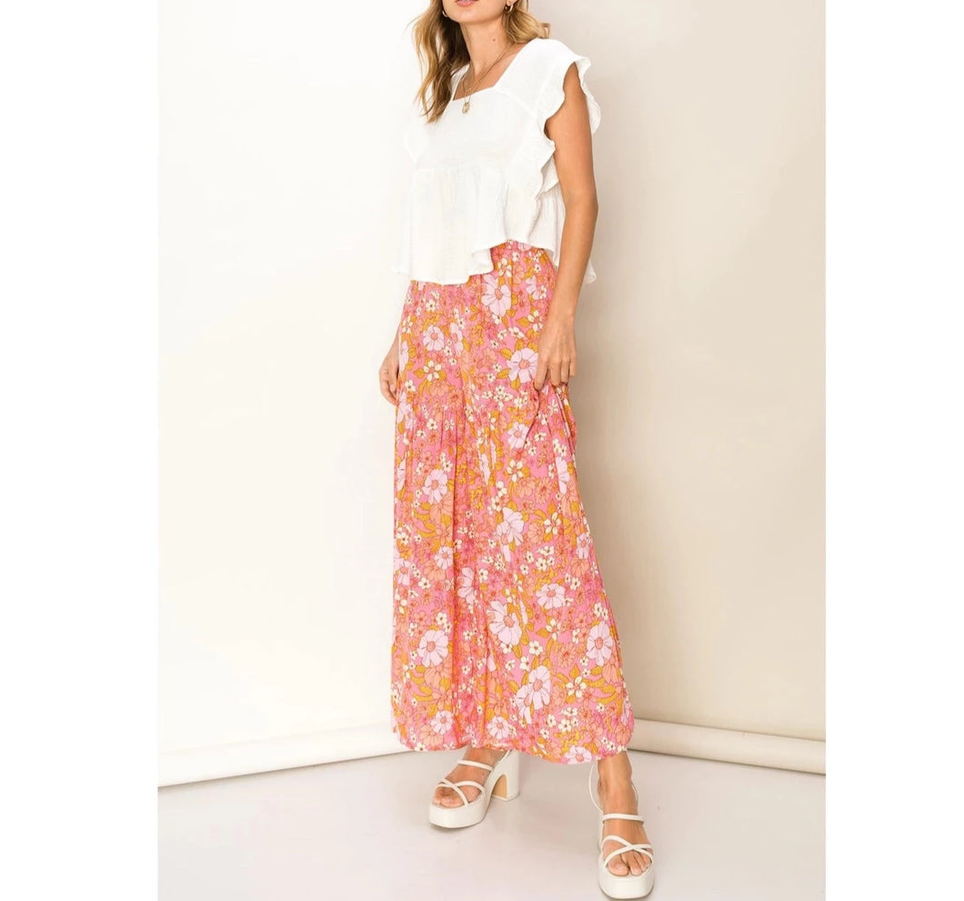 Blooming Love Flared Pants