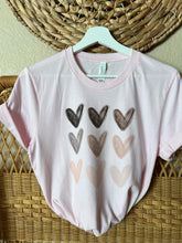 Load image into Gallery viewer, Different Skin Tone Hearts Tee
