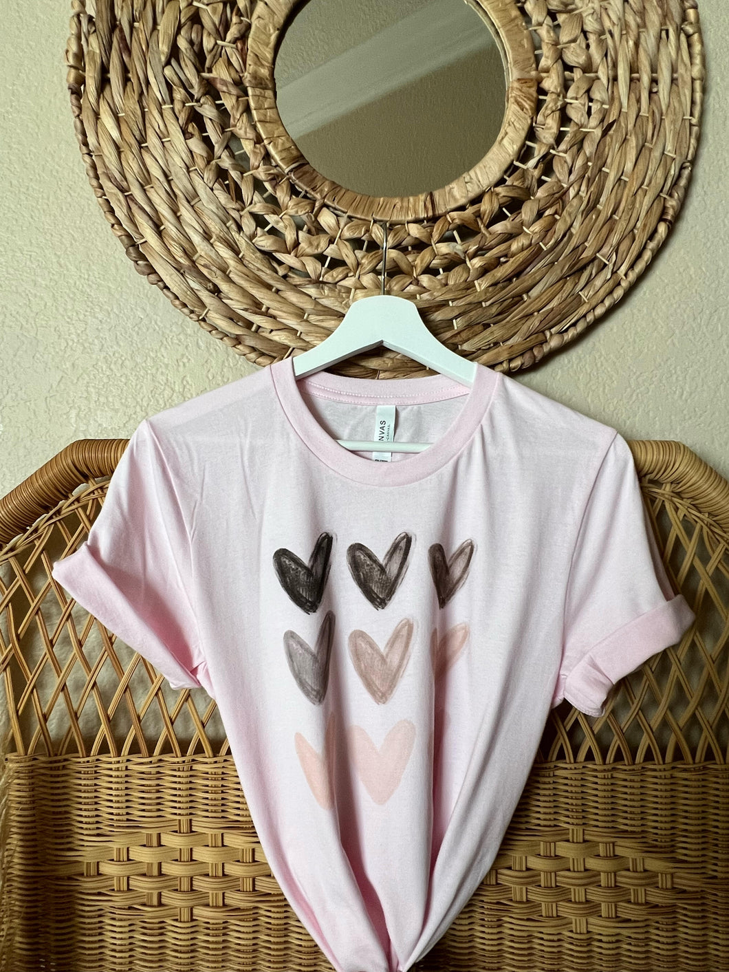 Different Skin Tone Hearts Tee