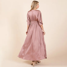 Load image into Gallery viewer, The Sady Satin Kimono Maxi
