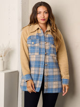 Load image into Gallery viewer, The Mia Plaid Sherpa Jacket
