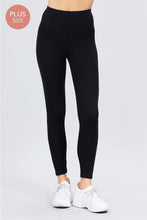 Load image into Gallery viewer, Plus Cotton Spandex Leggings
