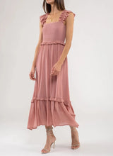 Load image into Gallery viewer, Pretty In Pink Smocked Dress
