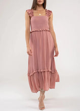 Load image into Gallery viewer, Pretty In Pink Smocked Dress
