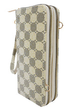 Load image into Gallery viewer, Checkered Wallet Shoulder Strap Crossbody Bag
