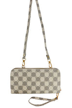 Load image into Gallery viewer, Checkered Wallet Shoulder Strap Crossbody Bag
