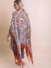 Load image into Gallery viewer, Bohemian Diamond Tassel Kimono
