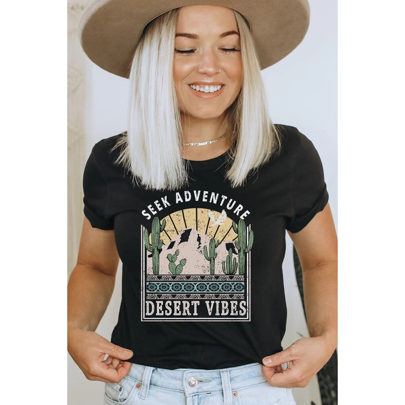 Seek Adventure Desert Vibes Graphic Tee