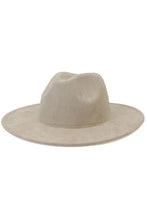 Load image into Gallery viewer, Faux Suede Dandy Panama Hat
