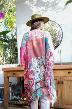 Load image into Gallery viewer, Boho Floral Patchwork Kimono
