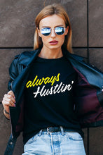 Load image into Gallery viewer, Vintage Print Women T-shirt  &quot;Always Hustlin&quot;
