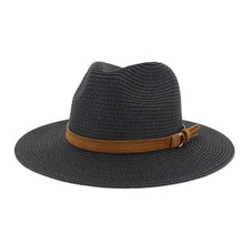 Load image into Gallery viewer, Summer Casual Straw Panama Hat
