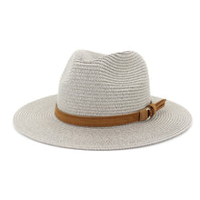 Load image into Gallery viewer, Summer Casual Straw Panama Hat
