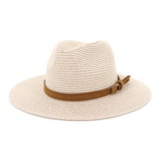 Load image into Gallery viewer, Summer Casual Straw Panama Hat
