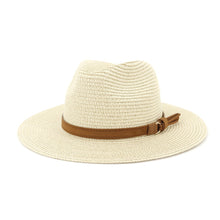 Load image into Gallery viewer, Summer Casual Straw Panama Hat
