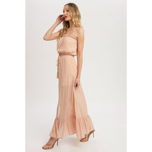 Load image into Gallery viewer, Button Front Tube Maxi Dress
