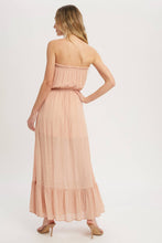 Load image into Gallery viewer, Button Front Tube Maxi Dress
