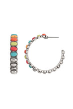 Load image into Gallery viewer, Western Concho Hoop Earrings
