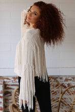 Load image into Gallery viewer, Lucia Fringe Detail Chenille Sweater
