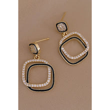 Load image into Gallery viewer, Chic Square Shape Rhinestone Earrings
