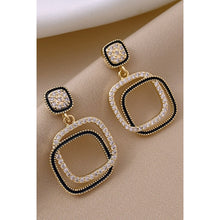 Load image into Gallery viewer, Chic Square Shape Rhinestone Earrings
