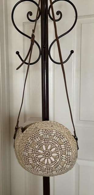 Natural Jute Crossbody Bag