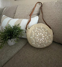 Load image into Gallery viewer, Natural Jute Crossbody Bag
