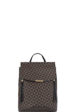 Load image into Gallery viewer, Fashion Monogram Print Double Side Zipper Backpack
