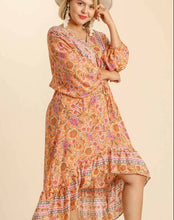 Load image into Gallery viewer, Spring Vibes Floral Boho Dress
