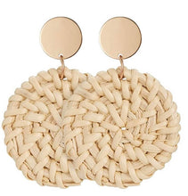 Load image into Gallery viewer, Bohemian Rattan Earrings
