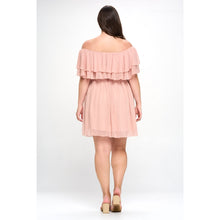 Load image into Gallery viewer, Tiffany Tiered Ruffle Plus Size Dress
