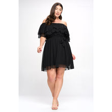 Load image into Gallery viewer, Tiffany Tiered Ruffle Plus Size Dress
